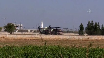 Fırat'ın doğusunda altıncı ortak helikopter uçuşu