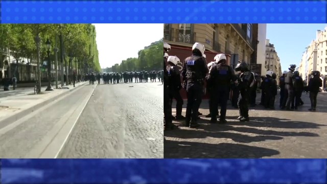 Gilets jaunes: comment les forces de l'ordre interviennent sur les Champs-Élysées