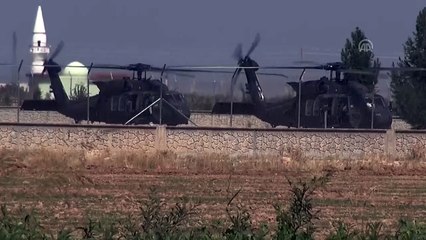 Fırat'ın doğusunda altıncı ortak helikopter uçuşu tamamlandı - ŞANLIURFA