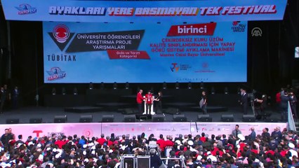Cumhurbaşkanı Erdoğan TEKNOFEST İstanbul ödül törenine katıldı (4) - İSTANBUL