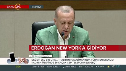 Başkan Erdoğan New York'a gidiyor