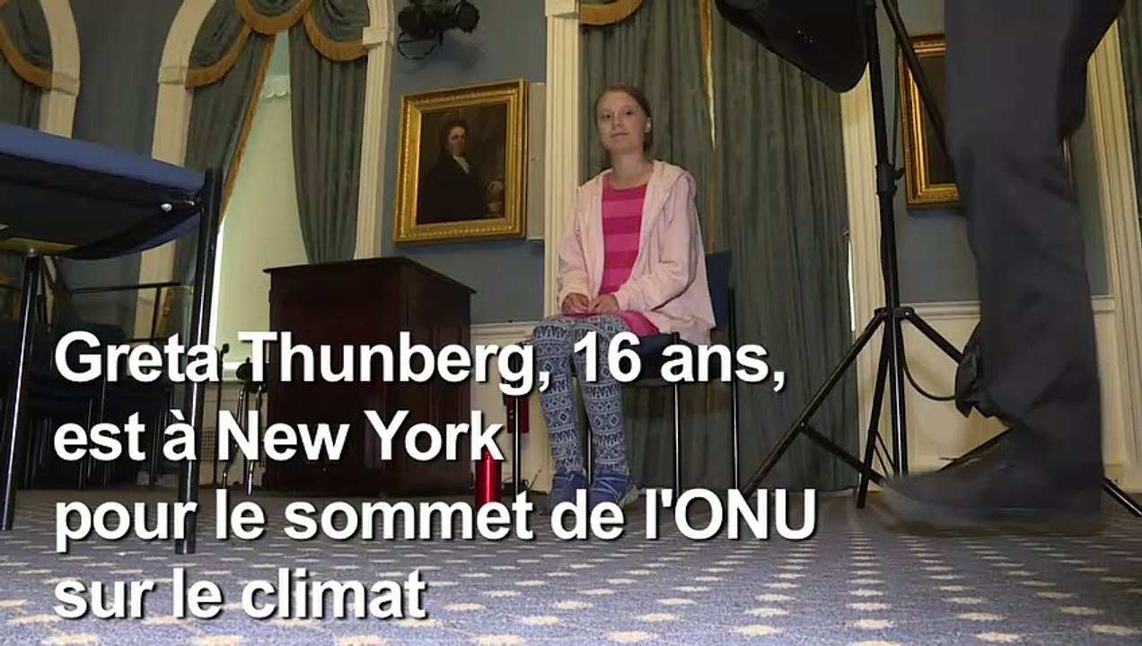 Greta Thunberg à l'AFP: les dirigeants politiques "doivent prendre leurs responsabilités"