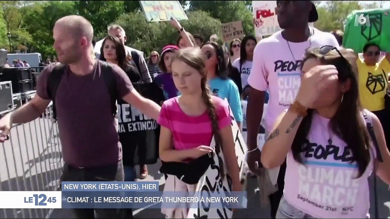 "Notre maison est en feu", dit Greta Thunberg