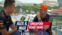 Max Verstappen and Alex Albon Test Their Singapore Street Smarts