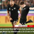 Fast Match Report - New Zealand v South Africa