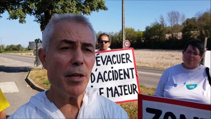 Manifestation des anti-nucléaire à Jons le 21 septembre 2019