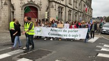 Manifestation pour la paix et le climat à Quimper
