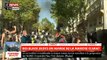 Regardez les images des violences qui se sont déroulées peu après 15h quand des Black Blocs sont entrés au sein de la manifestation pour le climat