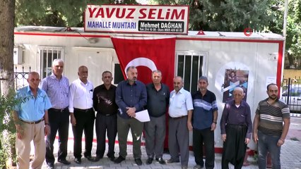 Adıyamanlı muhtarlardan HDP önündeki annelere destek