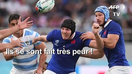 Mondial: le XV de France bat les Pumas, les fans soulagés