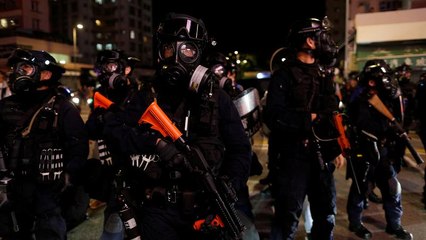 Tränengas und Steine bei erneuten Protesten in Hongkong