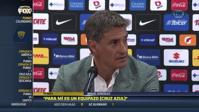 Liga MX: Para mí es un equipazo (Cruz Azul) : Míchel González