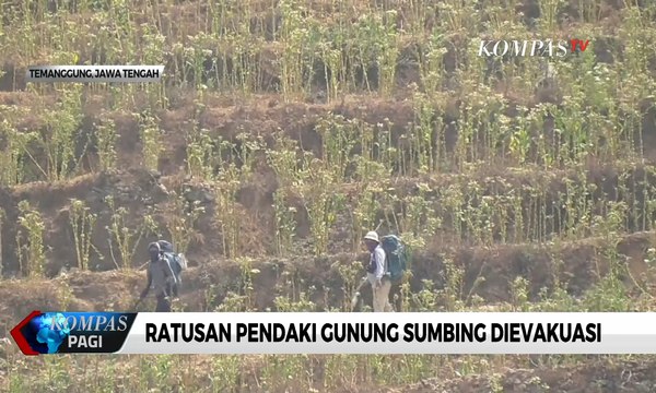 Kebakaran Hutan dan Lahan di Gunung Sumbing Meluas