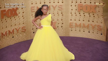 This Is Us's Faithe Herman Emmys Red Carpet 2019