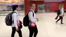 Dünya şampiyonu milli halterci şaziye erdoğan, yurda döndü
