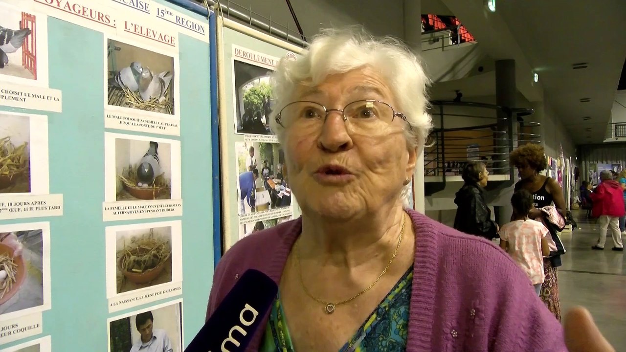 Lyliane Pringuet pour la société colombophile L'éclair de Martigues