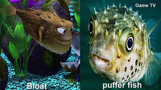 Finding Dory in Real Life - All Characters