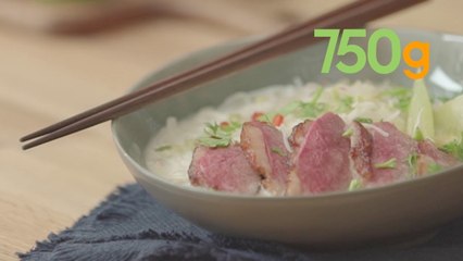 Recette du bouillon  thaï au Magret de Canard et lait de coco - 750g