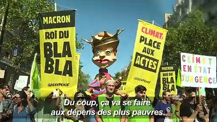 Marche pour le climat: des milliers de manifestants à Paris
