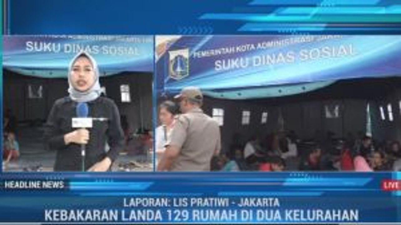 Korban Kebakaran Jatinegara Mengungsi di Tiga Posko