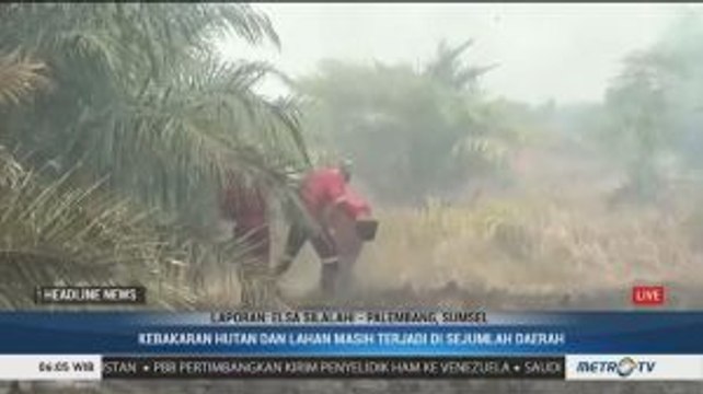 Gubernur Sumsel Bakal Cabut Izin Perusahaan Jika Tak Ikut Padamkan Karhutla
