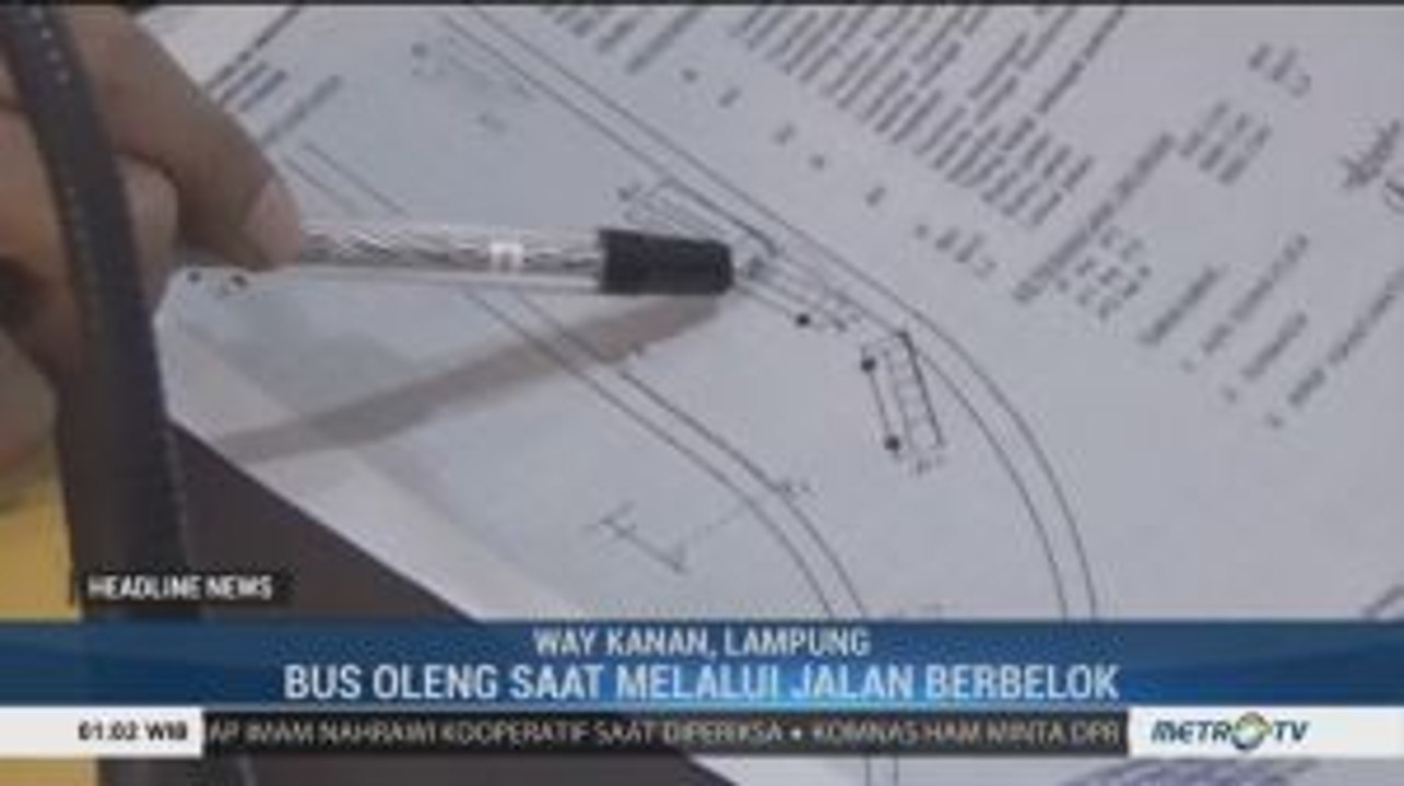Sopir Bus Rosalia Jadi Tersangka Kecelakaan Maut di Way Kanan