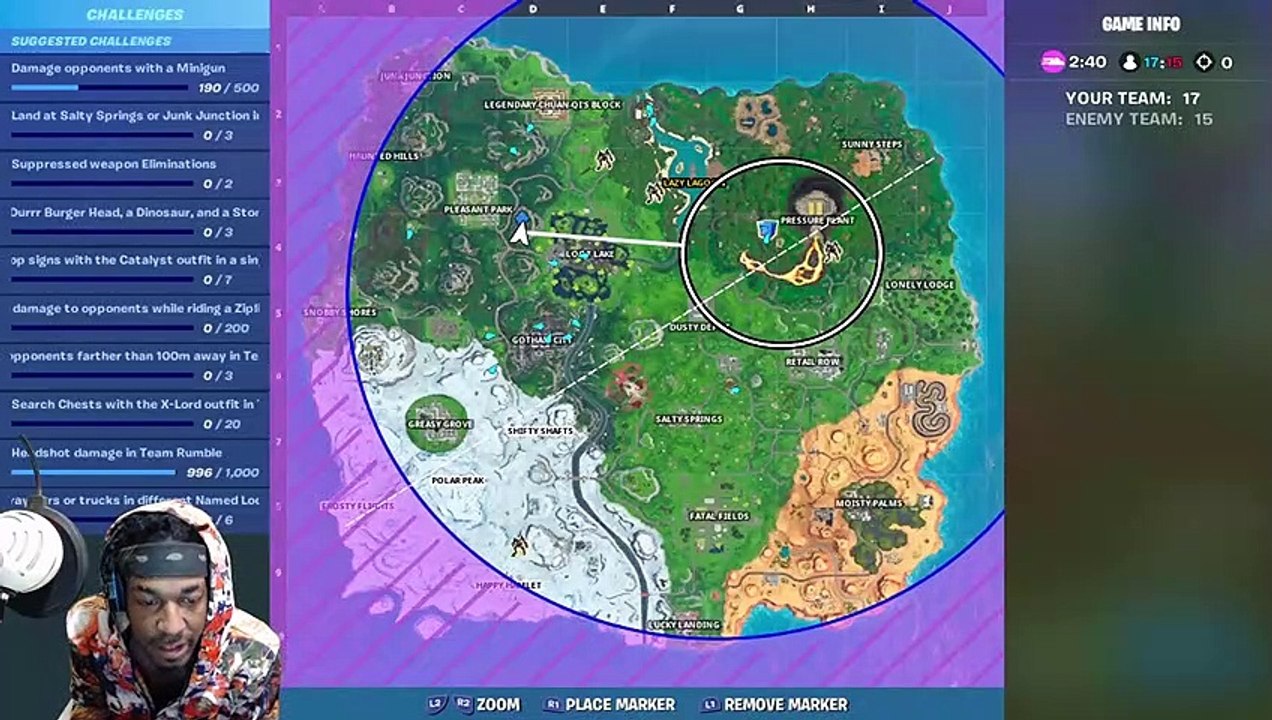 LIGHT UP DIFFERENT BAT SIGNALS OUTSIDE OF GOTHAM CITY - FORTNITE WELCOME TO GOTHAM CITY CHALLENGES