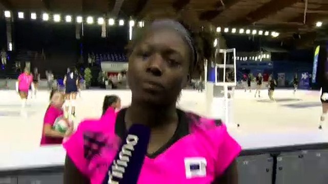 Safiatou Zongo pointue d'Istres Provence Volley au trophée Femina
