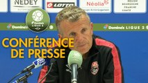 Conférence de presse FC Sochaux-Montbéliard - EA Guingamp (3-1) : Omar DAF (FCSM) - Patrice LAIR (EAG) - 2019/2020