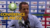 Conférence de presse Châteauroux - Grenoble Foot 38 (1-1) : Nicolas USAI (LBC) - Philippe  HINSCHBERGER (GF38) - 2019/2020