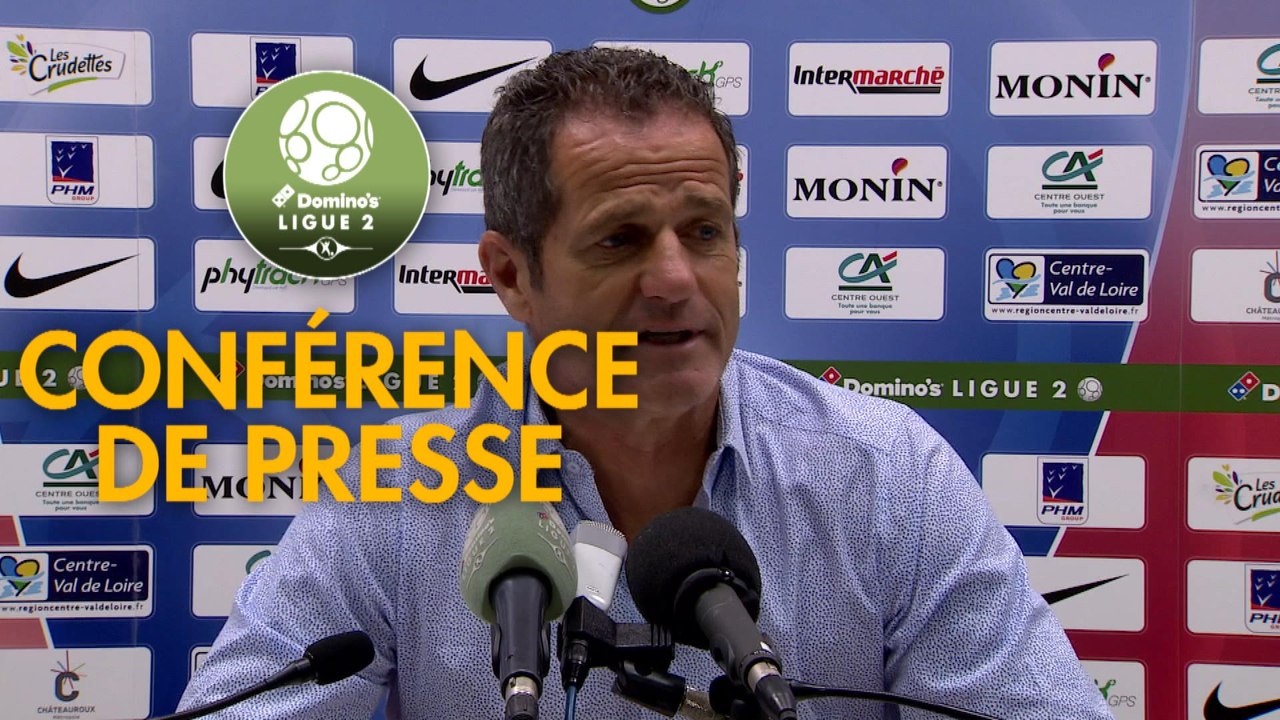 Conférence de presse Châteauroux - Grenoble Foot 38 (1-1) : Nicolas USAI (LBC) - Philippe  HINSCHBERGER (GF38) - 2019/2020