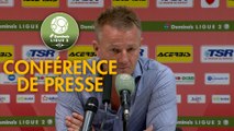 Conférence de presse Valenciennes FC - Chamois Niortais (1-1) : Olivier GUEGAN (VAFC) - Pascal PLANCQUE (CNFC) - 2019/2020