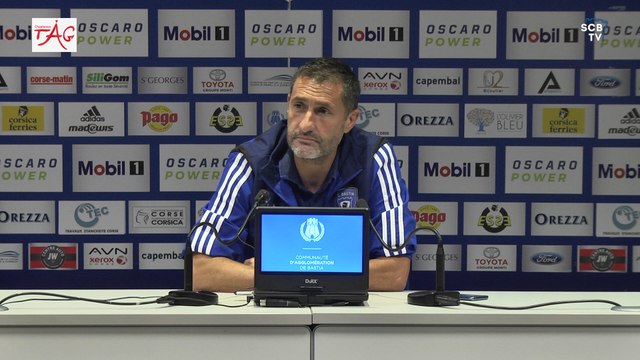 Bastia 4-1 Drancy : Conf. d'après-match de S. Rossi