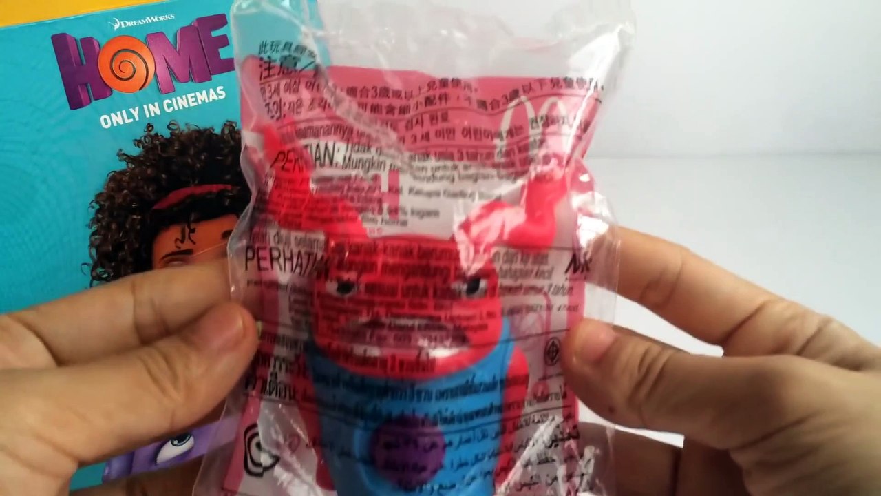 Dreamworks Home Movie Shaking Oh McDonalds Happy Meal Toy Unboxing Demo Review