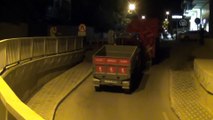 Yokuşta arızalanan kamyoneti traktör durdurdu - GAZİANTEP