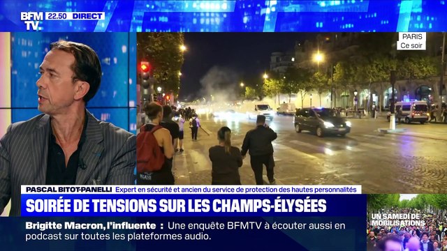 Soirée de tensions sur les Champs-Élysées - 21/09