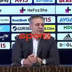 Ersun Yanal: "Ligin en çok şut atılan maçı oldu"