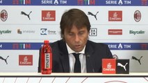 Conte felt pressure in first Milan derby