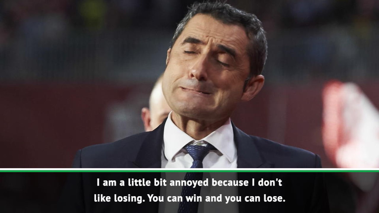 Blame me for Granada defeat says Barca boss Valverde