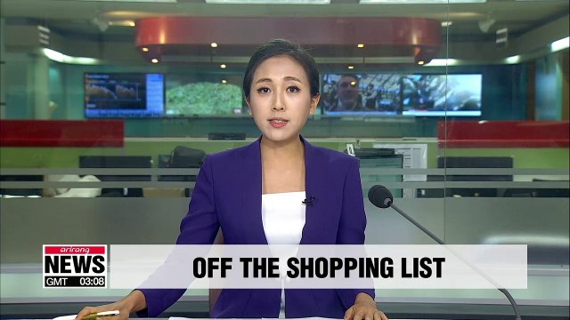 Korean shoppers drop Japanese artwork, cosmetics and other consumer goods from shopping basket
