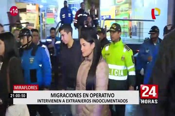 Lince-Miraflores: Migraciones continúa megaoperativo para ver situación de extranjeros