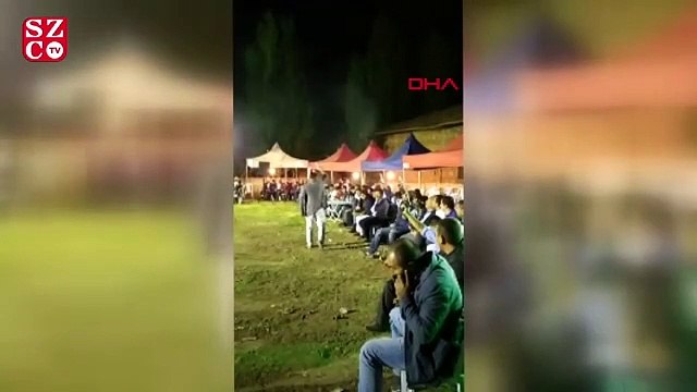 2 çocuk düğünde tabancayla havaya ateş açtı; o anlar kamerada