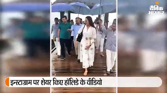 मालदीव में छुट्टियां मना रहीं सोनाक्षी