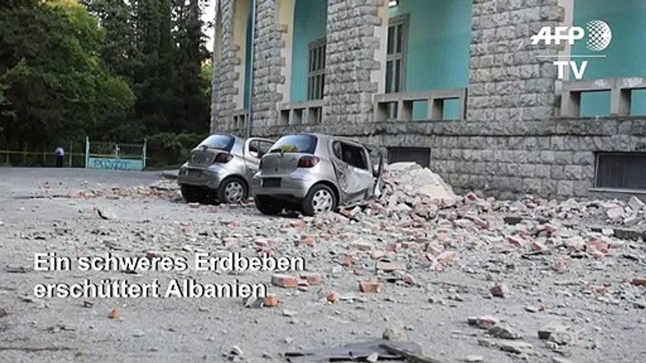 Erdbeben erschüttert Albanien