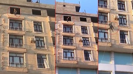 Kimse ikna edemedi! Kendini boşluğa bıraktı