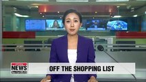 Korean shoppers drop Japanese artwork, cosmetics and other consumer goods from shopping basket