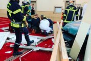 رجل يقتحم مسجدًا في فرنسا بسيارته ويصيب نفسه بسلاحه