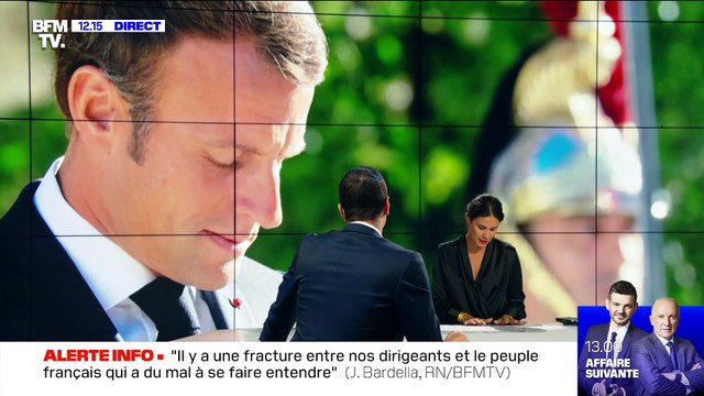Il y a une fracture entre nos dirigeants et le peuple français qui a du mal à se faire entendre , Jordan Bardella - 22/09