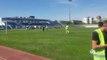 Montohen çadrat brenda stadiumit në Durrës
