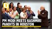 PM Modi Meets Kashmiri Pandits in Houston